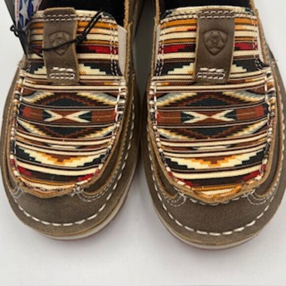 NEW Ariat Cruisers Brown Bomber Chimayo Leather Women’s Slip On Shoes Size 6.5 - Picture 5 of 13